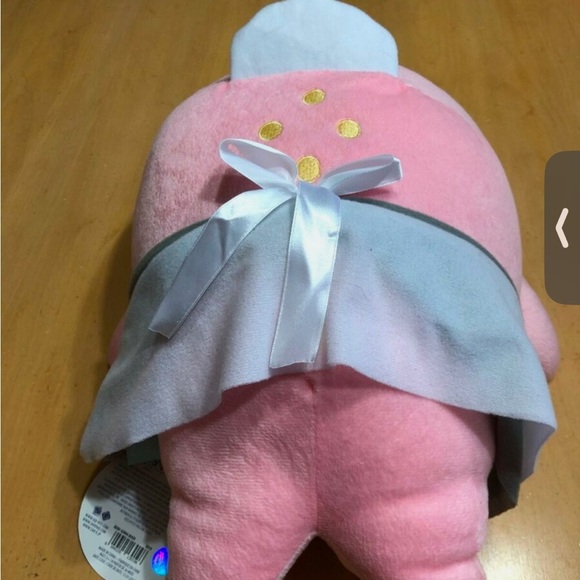 San-x Mamegoma 16” Plush Pink Beni Goma Maid Dress Plush Round One - Picture 3 of 8